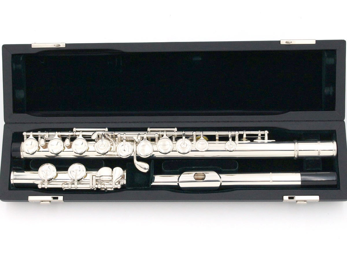 中古】PEARL / フルート PF-665E 頭部管銀製 全タンポ交換済み 【横浜
