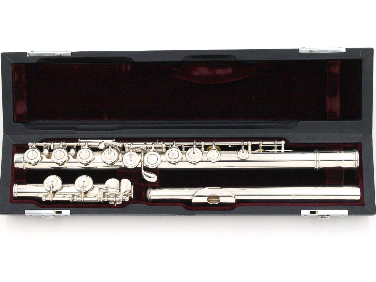 【極美品】YAMAHA YFL-584 高級フルート タンポ全交換済 中古】YAMAHA / 総銀製フルート YFL-611II 全タンポ交換済み 【横浜店