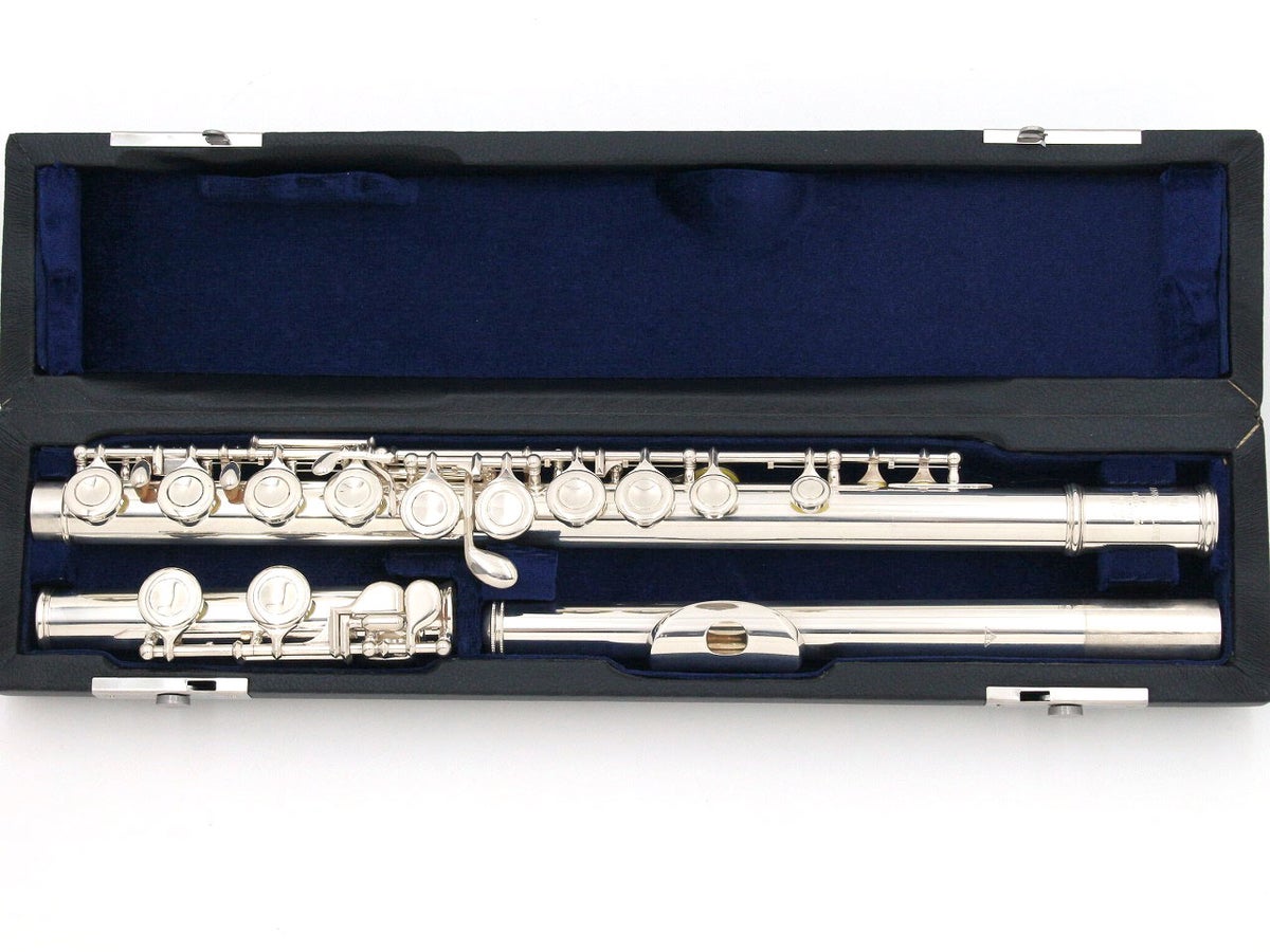 全タンポ＆ヘッド・コルク交換済　ヴィンテージ フルート　日本製　Eメカ付き 中古】SANKYO / 管体銀製フルート SILVER SONIC CCE 全タンポ交換済み