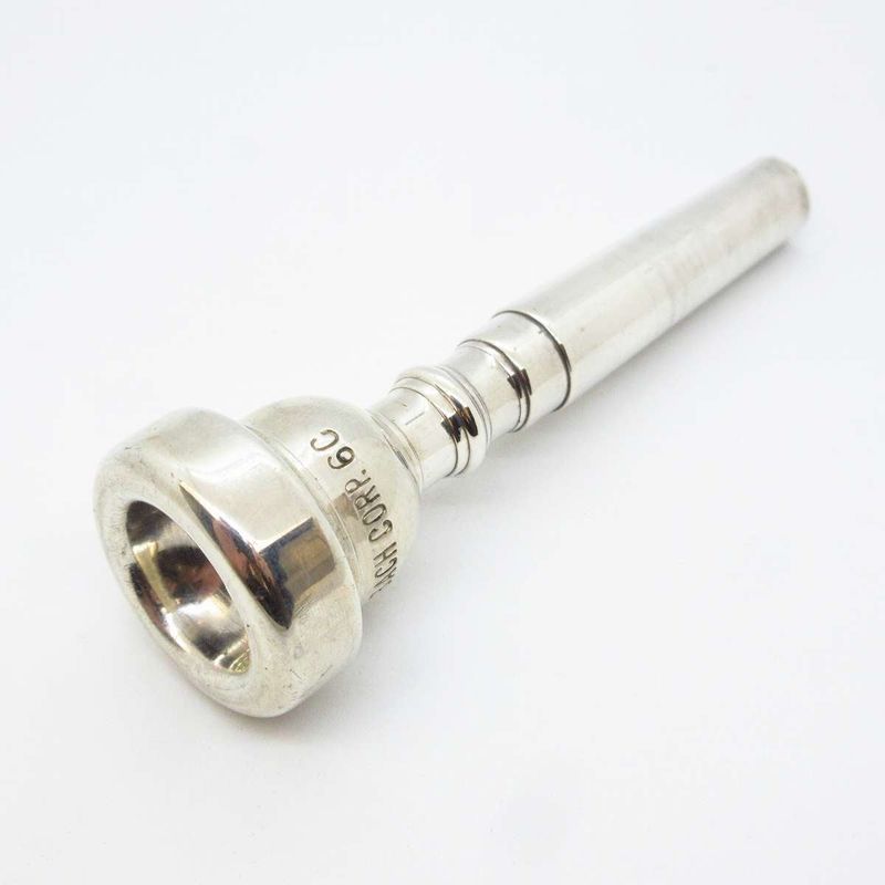 ​#54 旧刻印Bach 6C ラージレター トランペットマウスピース フルGP 中古】BACH / トランペット用マウスピース CORP. 6C 【横浜店