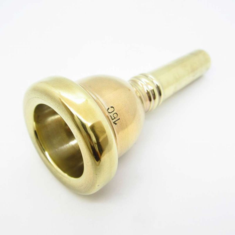 トロンボーン マウスピース Bach 金メッキ(細管) 中古】BACH / トロンボーン細管用マウスピース CORP.,NEW YORK 15C GP