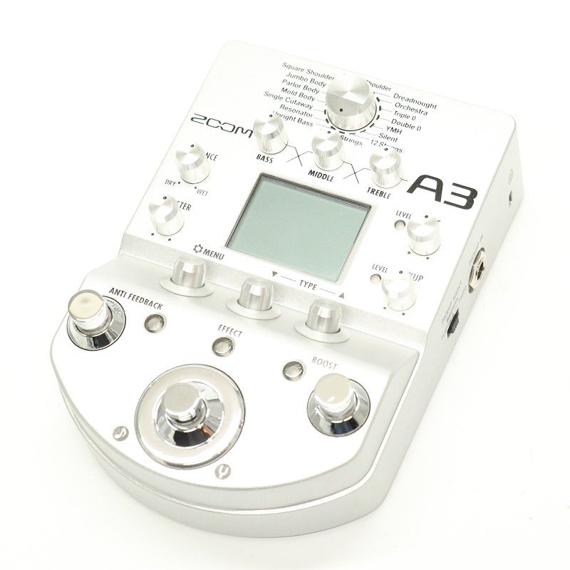 中古】ZOOM / A3 / Pre-Amp & Effects for Acoustic Guitar 【心斎橋店