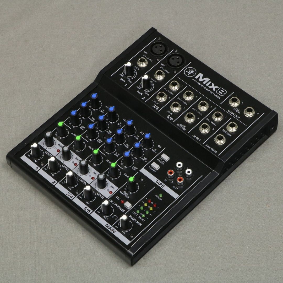 配信機器・PA機器・レコーディング機器 mackie mix8 中古】 MACKIE / MIX8 【御茶ノ水本店】 | アナログミキサー