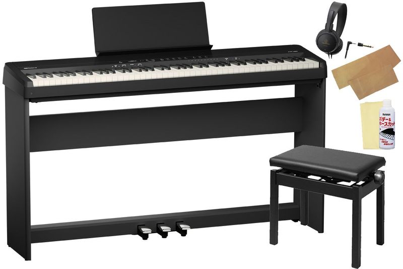 Roland / FP-40-BKB(ブラック) [専用スタンド(KSF-40-BK)＆専用ペダル