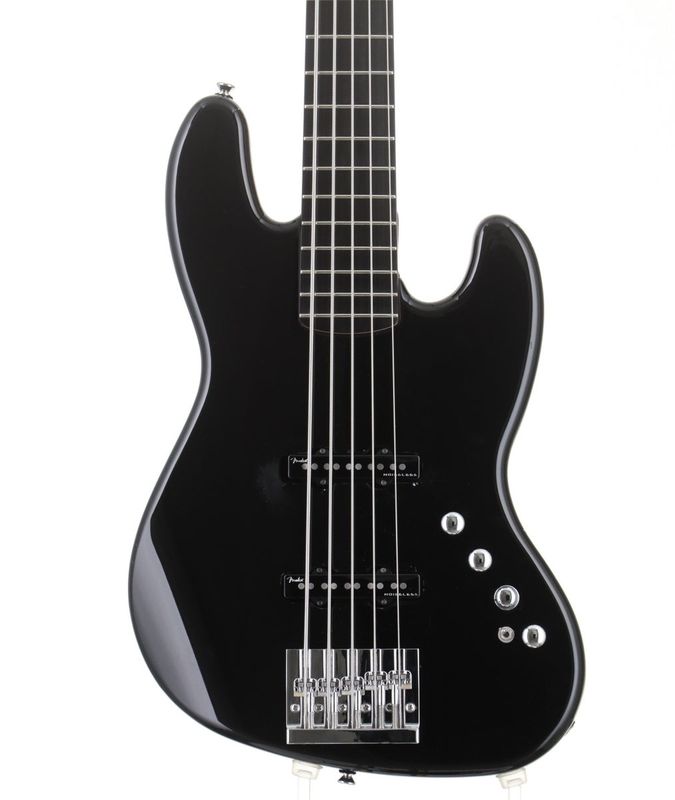 【中古】Squier / Deluxe Jazz Bass Active V Black Modified 2018年製【5.00kg】【S/N:ICS18133644】【横浜店】
