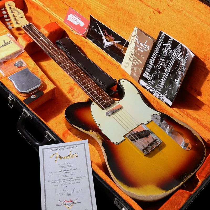 【中古】FENDER CUSTOM SHOP / Time Machine Series 1963 Telecaster  Heavy Relic 3 Tone Sunburst 【御茶ノ水本店】