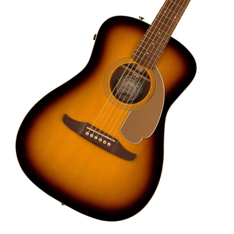 《WEBSHOPクリアランスセール》Fender / Malibu Player Walnut Fingerboard Gold Pickguard Sunburst【B級アウトレット特価品！】