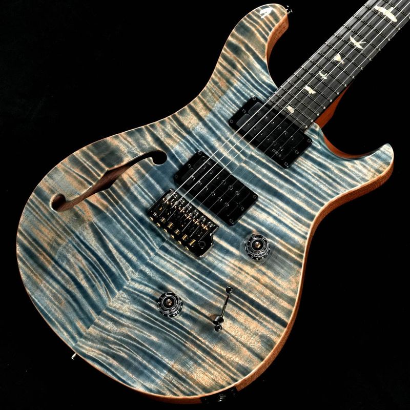 Paul Reed Smith(PRS) / 2026 Limited Custom 24 Semi-Hollow Flame Artist Grade Top Awabi Birds Inlay Faded Indigo (3.67Kg)【S/N:26 0425557】【渋谷店】