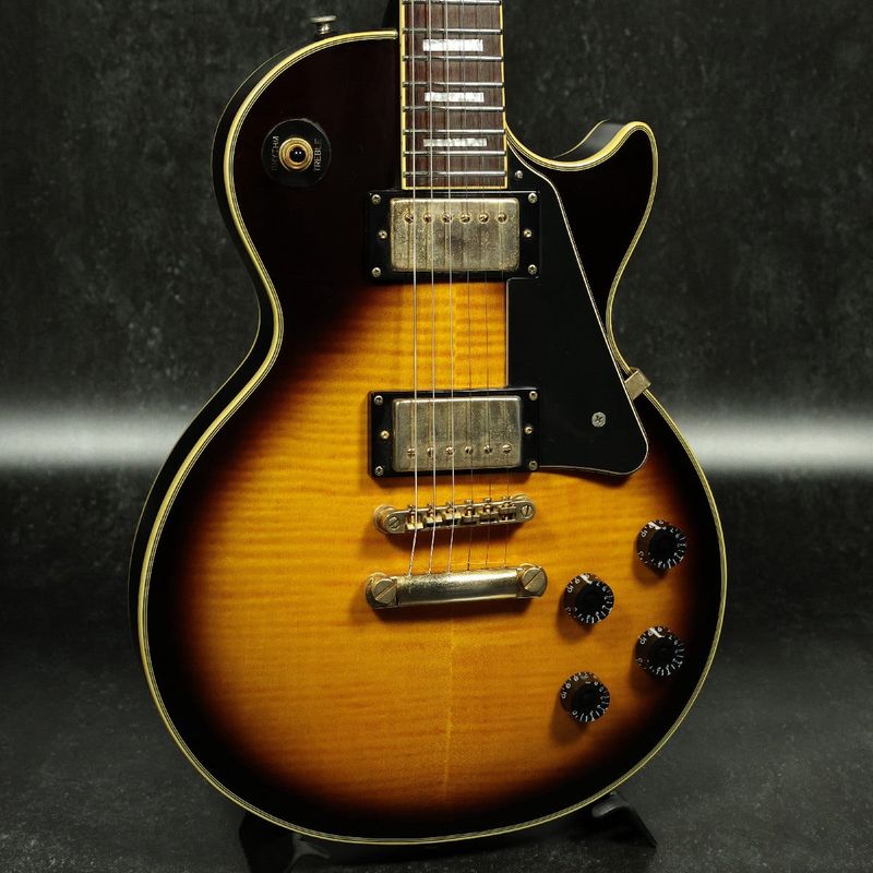 2005年製、エピフォン・レスポールカスタム・プラス 中古】Epiphone / Les Paul Custom Plus Vintage Sunburst 2005