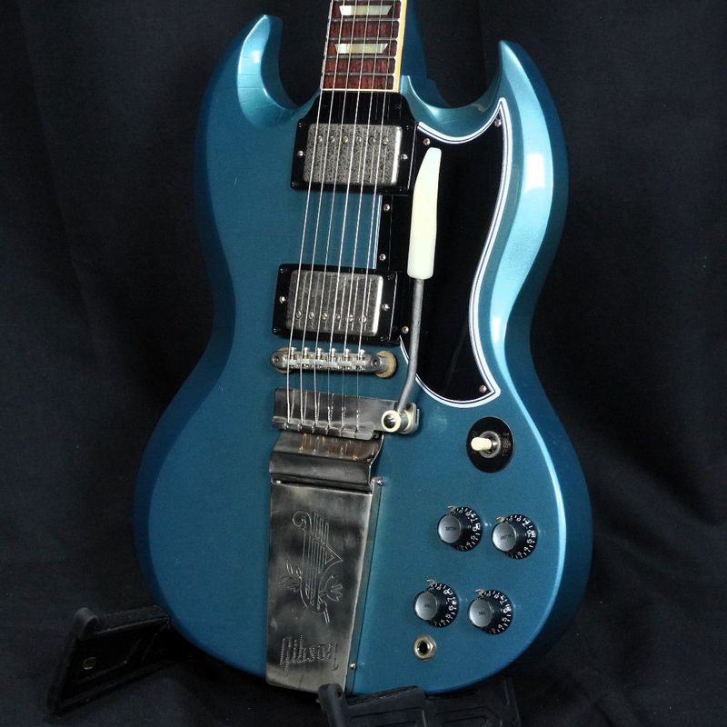GIBSON CUSTOM / Murphy Lab 1964 SG Standard w/Maestro Vibrola Ultra Light Aged Pelham Blue 【御茶ノ水本店FINEST GUITARS】