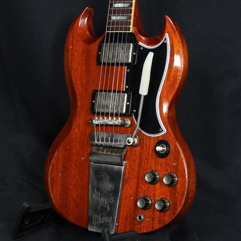 GIBSON CUSTOM / Murphy Lab 1964 SG Standard Reissue w/ Maestro Long Vibrola Heavy Aged Faded Cherry 【御茶ノ水本店FINEST GUITARS】
