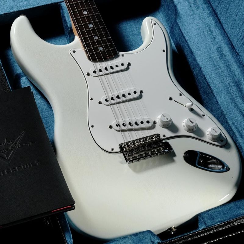 Fender Custom Shop / Master Built 1966 Stratocaster Journeyman Relic Olympic White by David Brown 【渋谷店】
