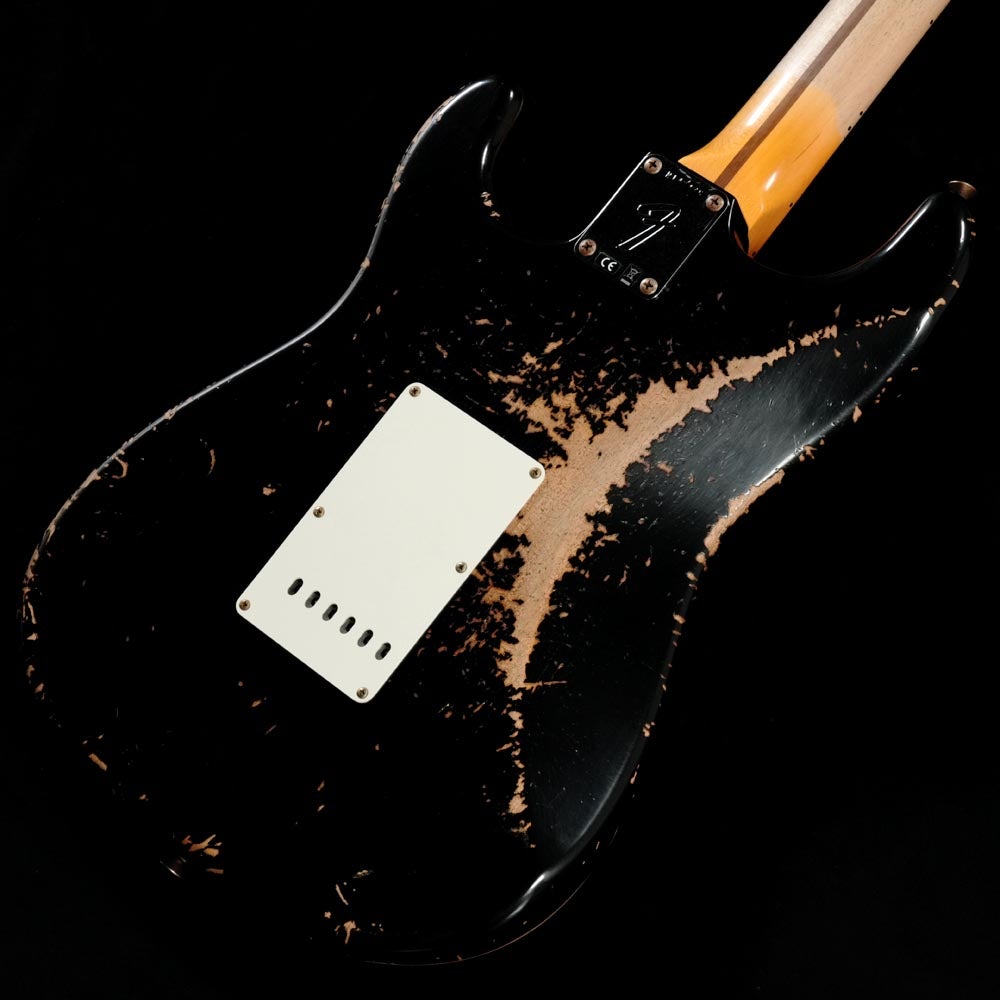 Fender Custom Shop / SR25 1969 Stratocaster Heavy Relic Reverse Matching Headstock Aged Black 사진 2