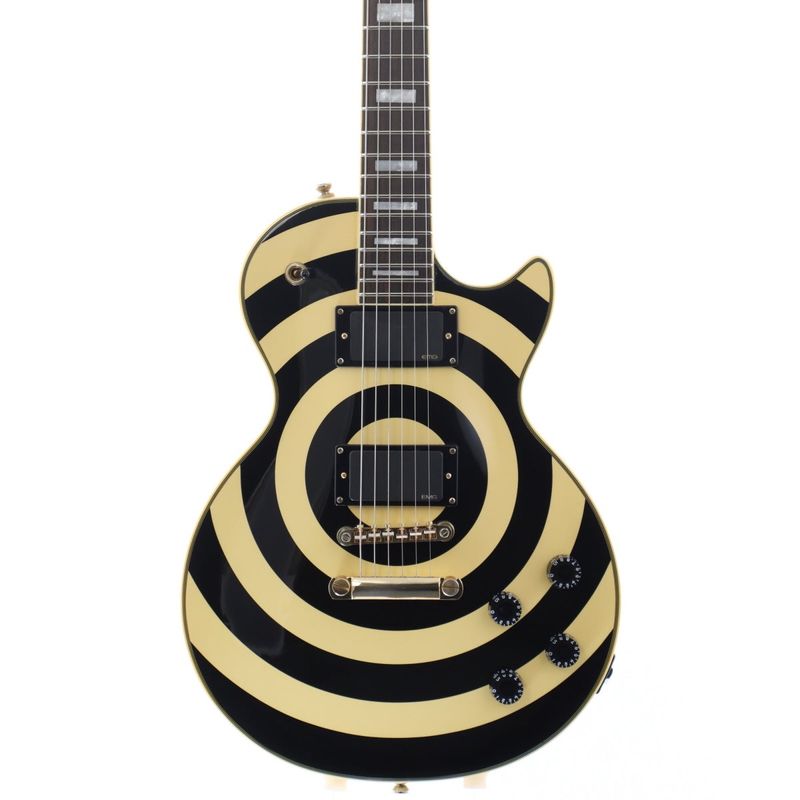 【中古】Epiphone / Zak Wylde Les Paul Custom Plus Bulls Eye Black bullseye graphics 【心斎橋店】