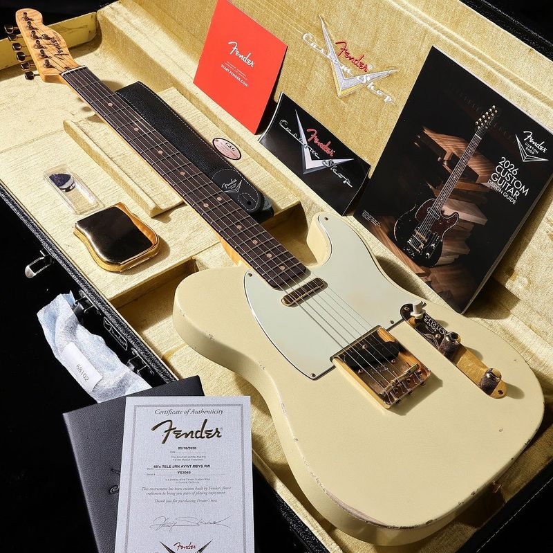 Fender Custom Shop / Master Built 60sTelecaster Journeyman Relic Aged Vintage White by Yuriy Shishkov  【御茶ノ水本店】
