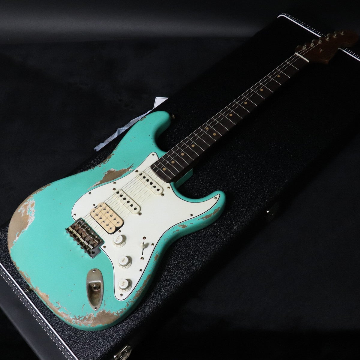 Fender Custom Shop / 1964 Stratocaster Heavy Relic Aged Surfgreen Rosewood Apprentice Mike Morales Aged Surfgreen 사진 2