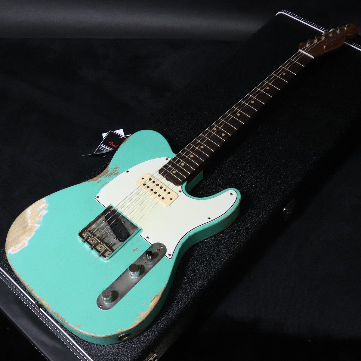 Fender Custom Shop / 1963 Telecaster Heavy Relic ASFG Rosewood Apprentice Builder Mike Morales Aged Surfgreen 사진 2