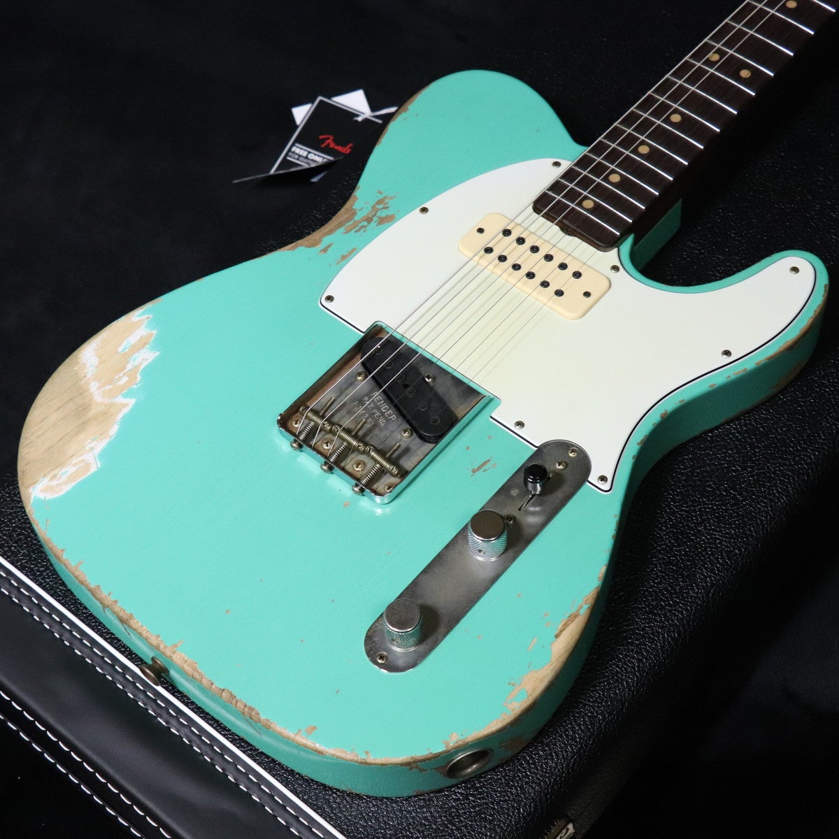 Fender Custom Shop / 1963 Telecaster Heavy Relic ASFG Rosewood Apprentice Builder Mike Morales Aged Surfgreen 사진 3