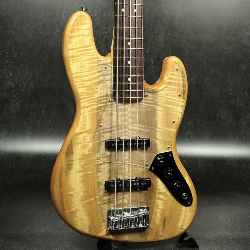 Fender / ISHIBASHI FSR MIJ Hybrid II Jazz Bass V Myrtle Top Alder Back Natural 【S/N JD26017168】【名古屋栄店】