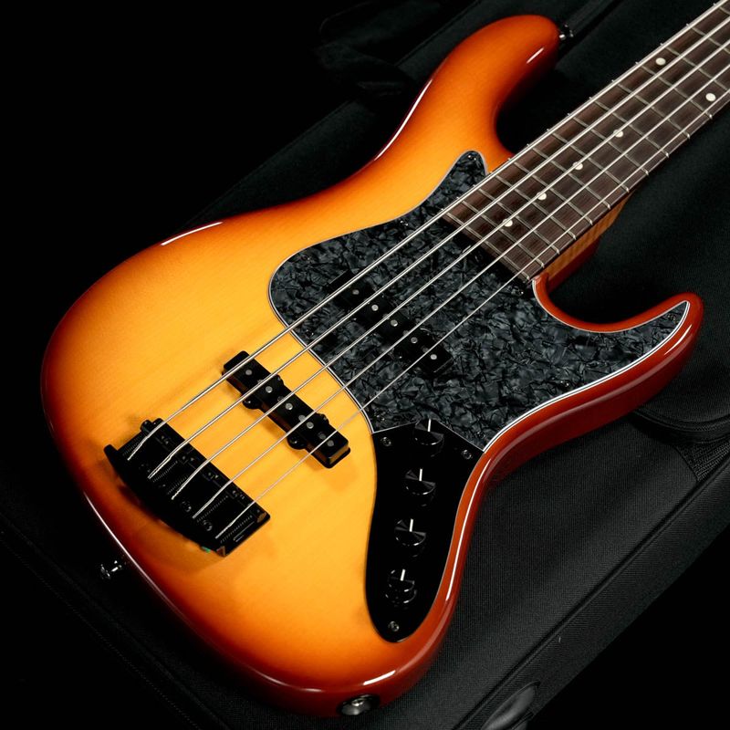 中古】KIKUCHI GUITARS / Custom Bass 5 Dark Cherry Burst 【渋谷店
