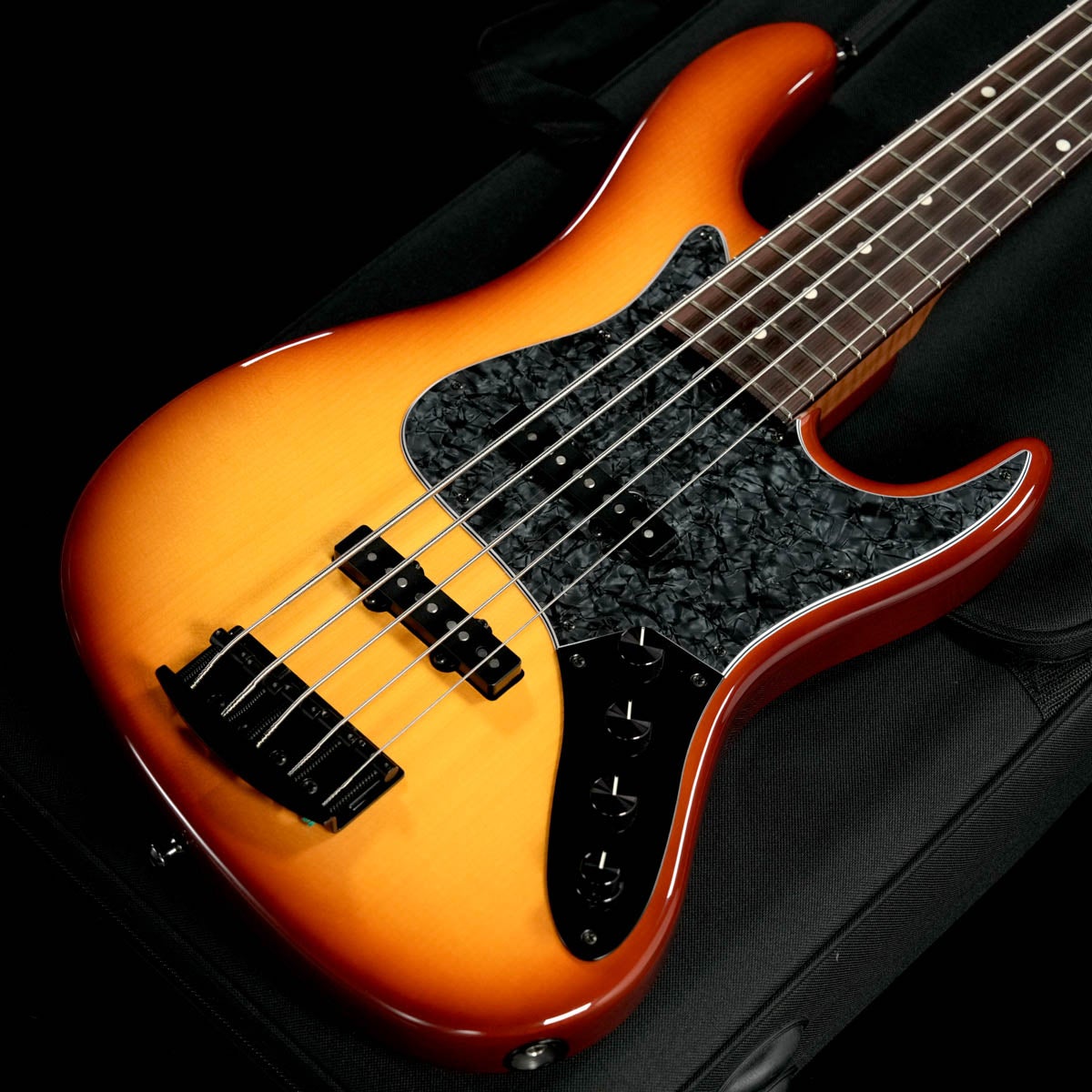 中古】KIKUCHI GUITARS / Custom Bass 5 Dark Cherry Burst 【渋谷店