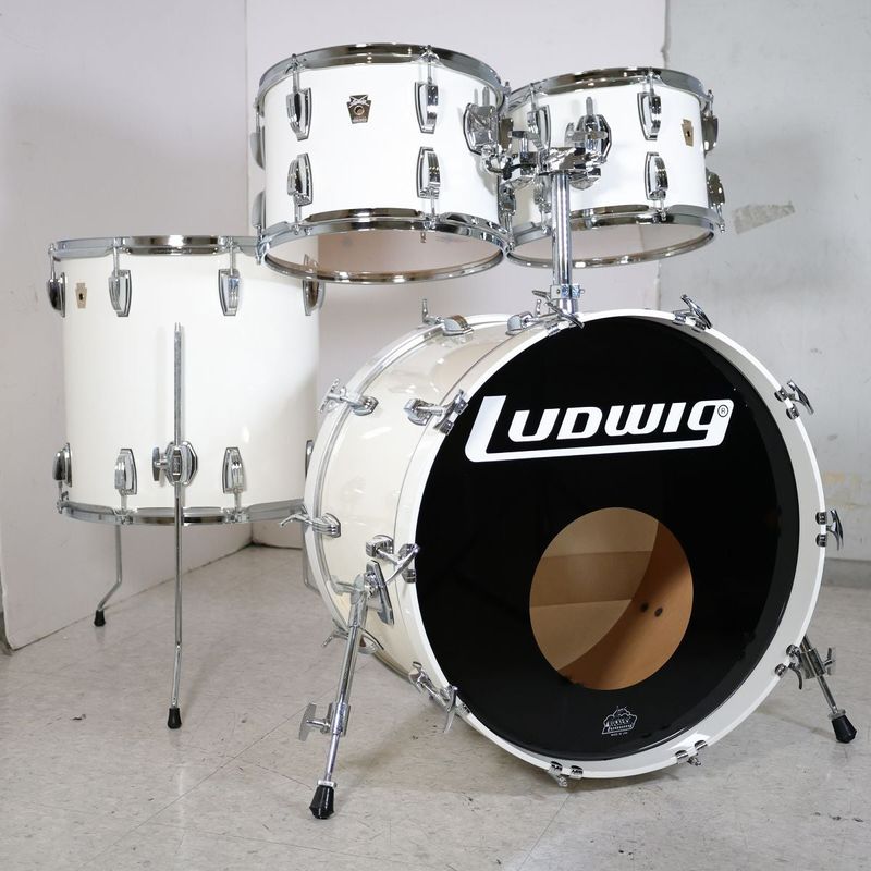 ライジングストーム　バリT　中古 中古】LUDWIG / 90s Classic Series 4PCS Drumset 22/16/13/12 White
