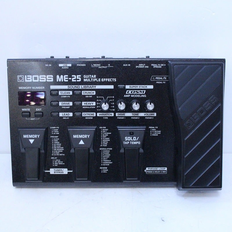 中古】BOSS / ME-25 / Guitar Multiple Effects 【心斎橋店】 | フロア
