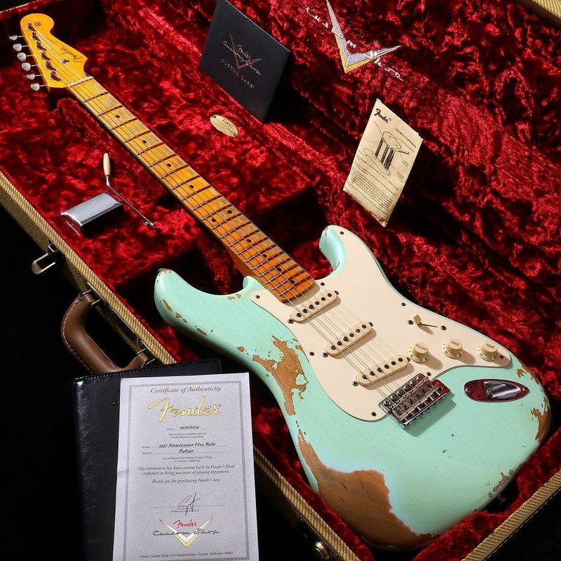 中古】FENDER / 1957 Stratocaster Heavy Relic Surf Green Surf Green