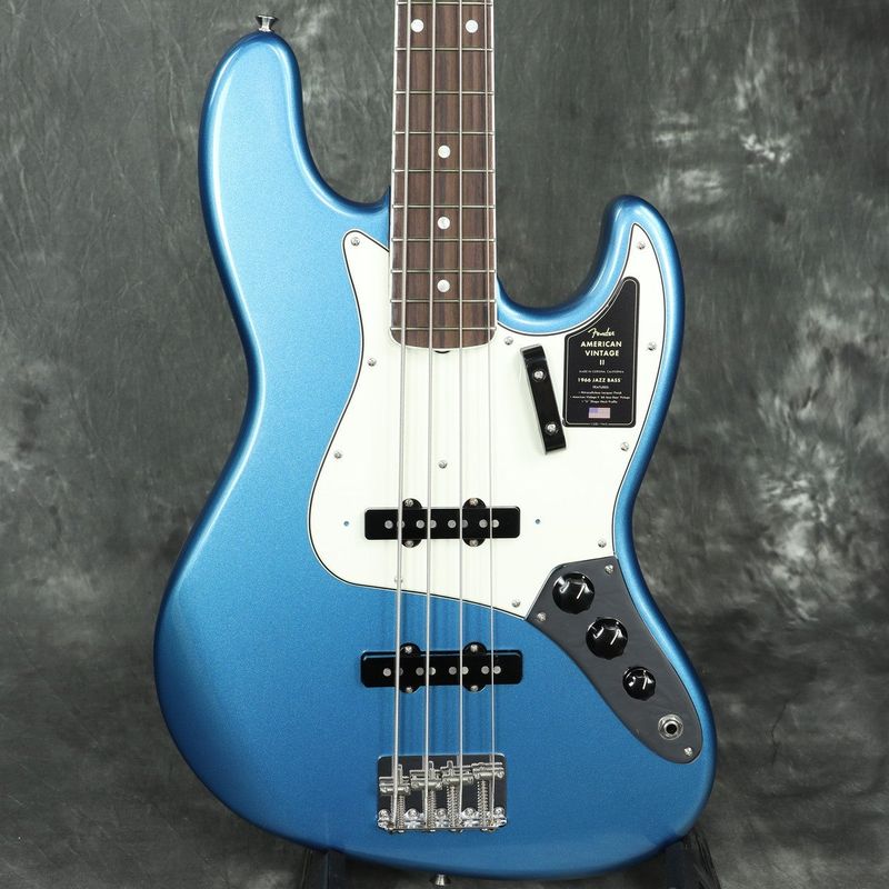 Fender / American Vintage II 1966 Jazz Bass Rosewood Fingerboard Lake Placid Blue フェンダー [26年6月新カラーモデル]【4.18kg】[S/N V2603635]