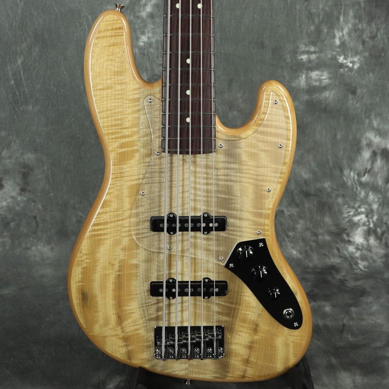 Fender / ISHIBASHI FSR MIJ Hybrid II Jazz Bass V Myrtle Top Alder Back Natural フェンダー [5弦ベース]【4.54kg】[S/N JD26015202]
