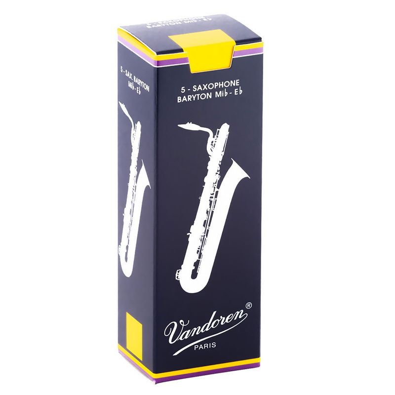 未開封品中古】VANDOREN / バリトンサックスリード 青箱 5枚入