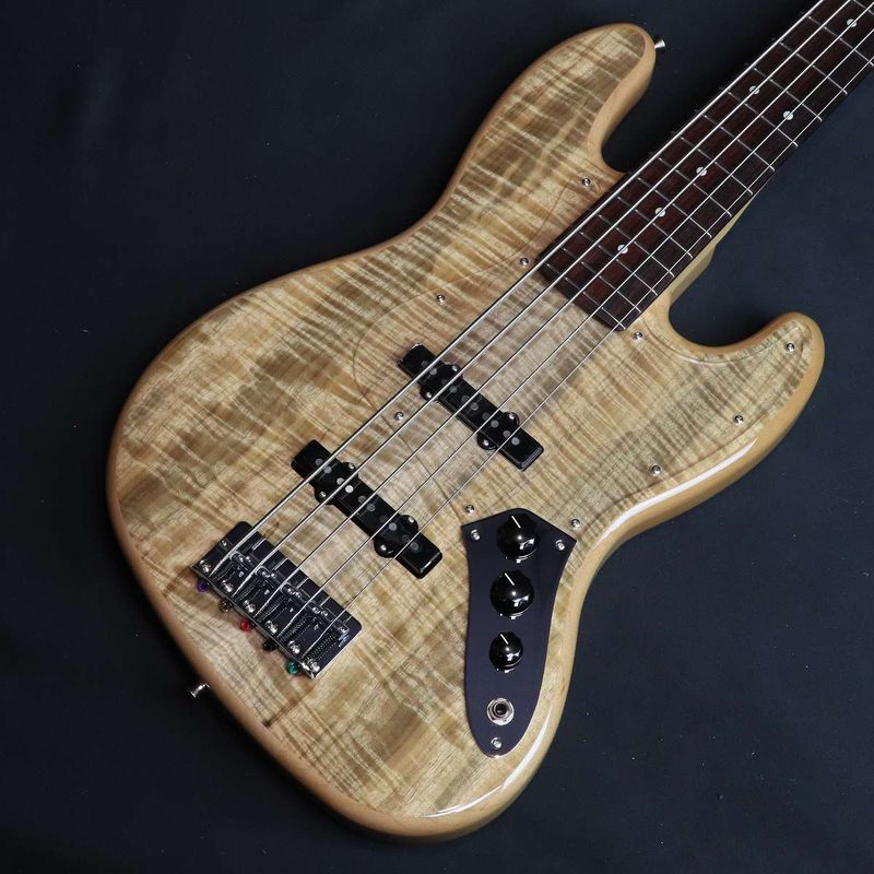 Fender / ISHIBASHI FSR MIJ Hybrid II Jazz Bass V Myrtle Top Alder