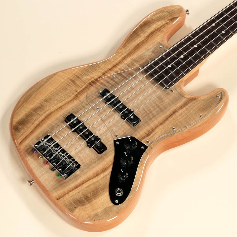 Fender / ISHIBASHI FSR MIJ Hybrid II Jazz Bass V Myrtle Top Alder Back Natural【渋谷店】