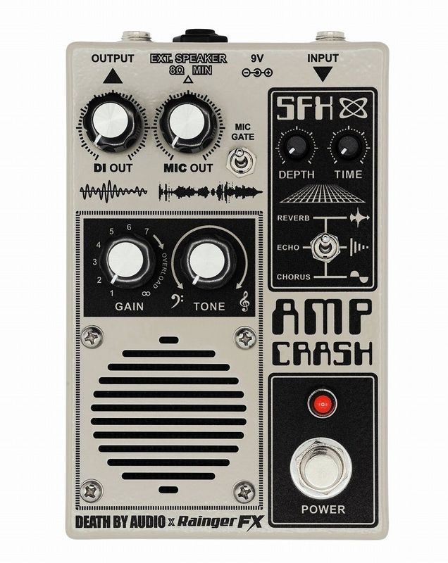 新製品】[ペダルの中に本物のアンプを閉じ込めた!] Death By Audio x