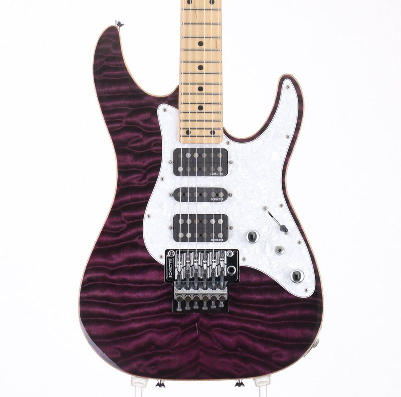 Schecter SD-2-24 美品 PU交換済(中古ダンカン、ディマジオ 中古】SCHECTER / SD-II-24-AS See-thru Purple 【新宿店】 | ストラト