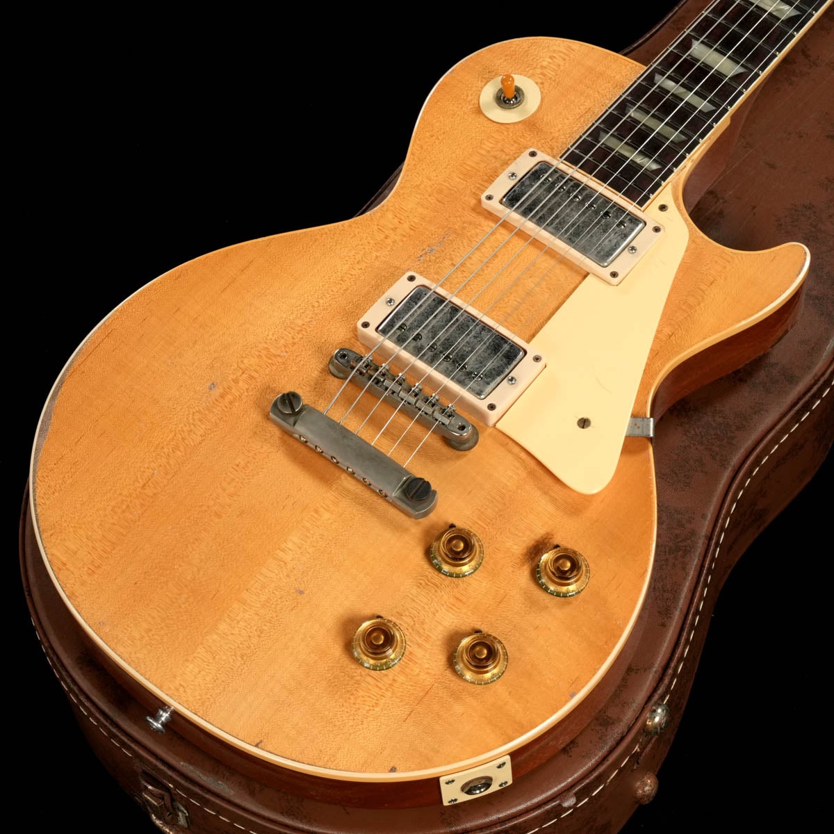 Gibson Custom / Dealer Select Murphy Lab 1957 Les Paul Standard Heavy Aged Natural - Hand Picked Top 사진 2