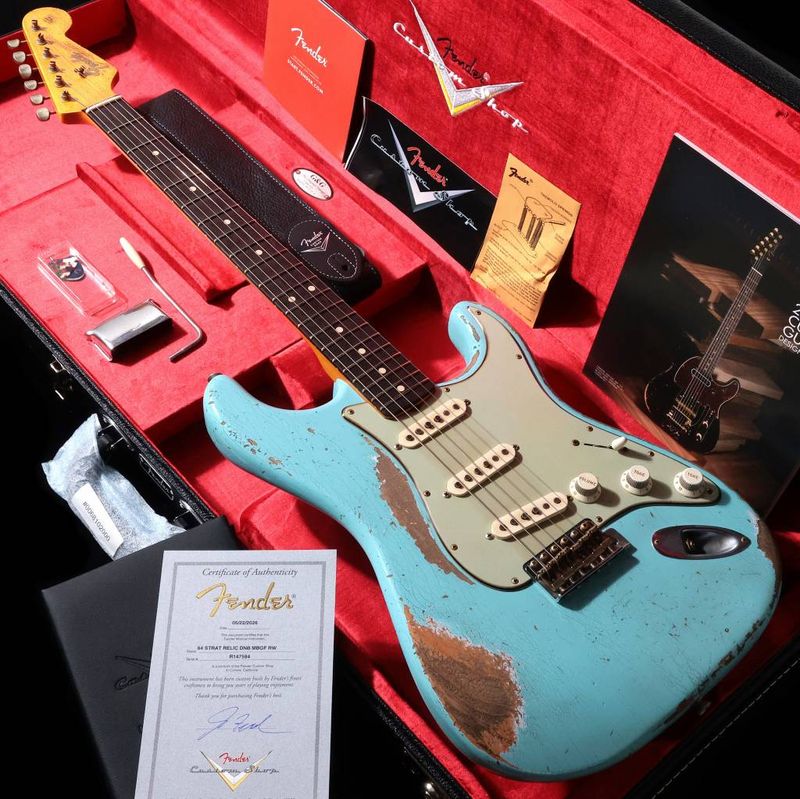 Fender Custom Shop / Master Built 1964 Stratocaster Relic Daphne Blue by Greg Fessler 【御茶ノ水本店】