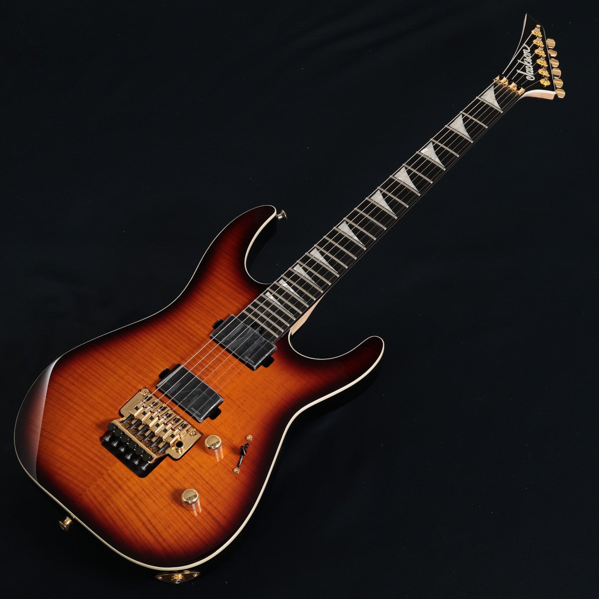Jackson / MJ Series Dinky DK FF Flame Maple Ebony Amber Burst[B級