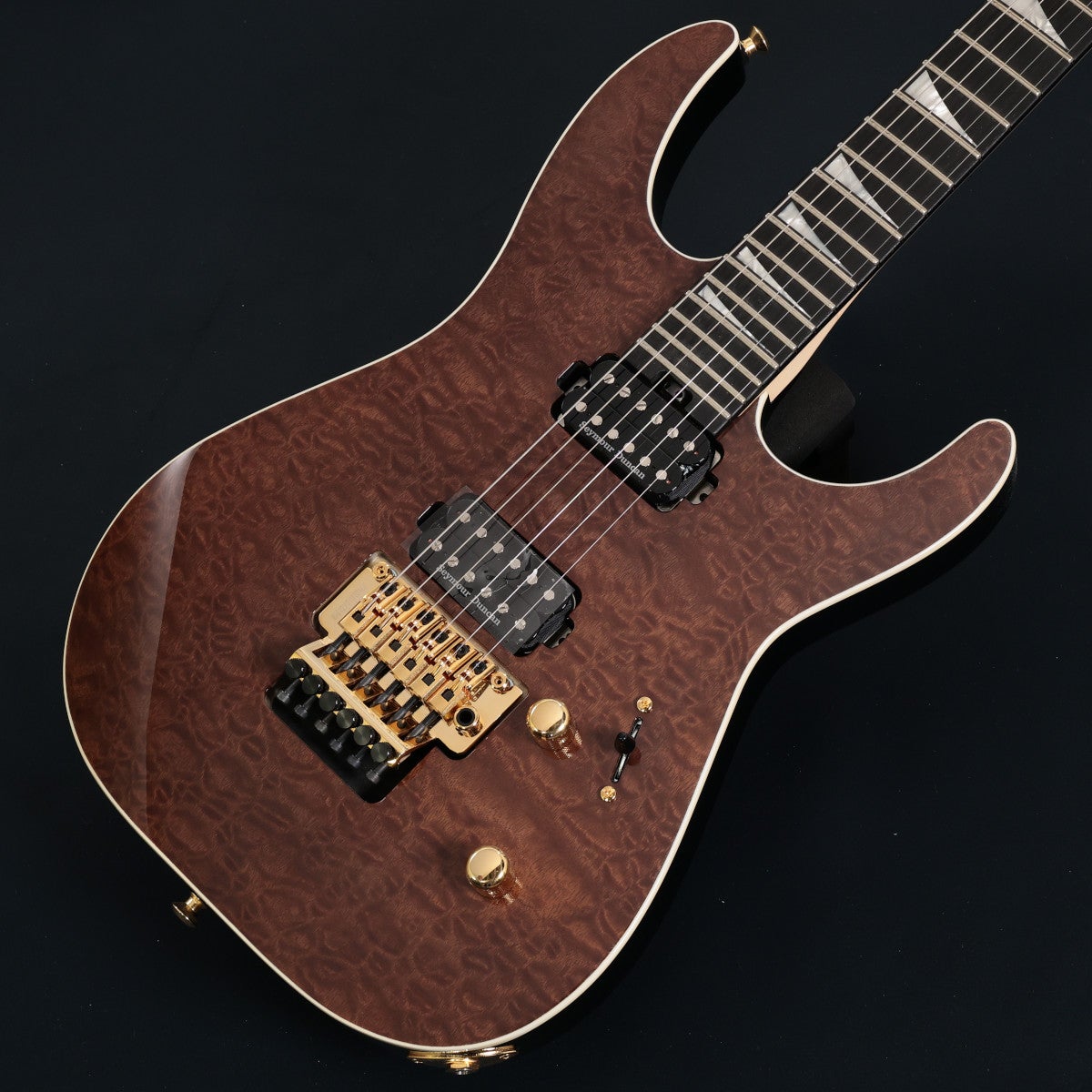 JACKSON / MJ Series Dinky DK Burl Mahogany Ebony Fingerboard Dark
