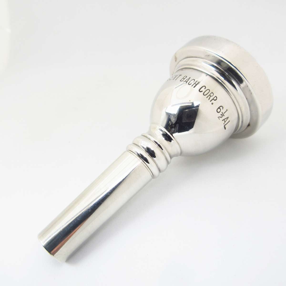 Corp時代、Bachトロンボーンマウスピース 6 1/2 AL 細管用 傷あり 中古】BACH / トロンボーン用マウスピース CORP. 6-1/2AL 細管 【横浜