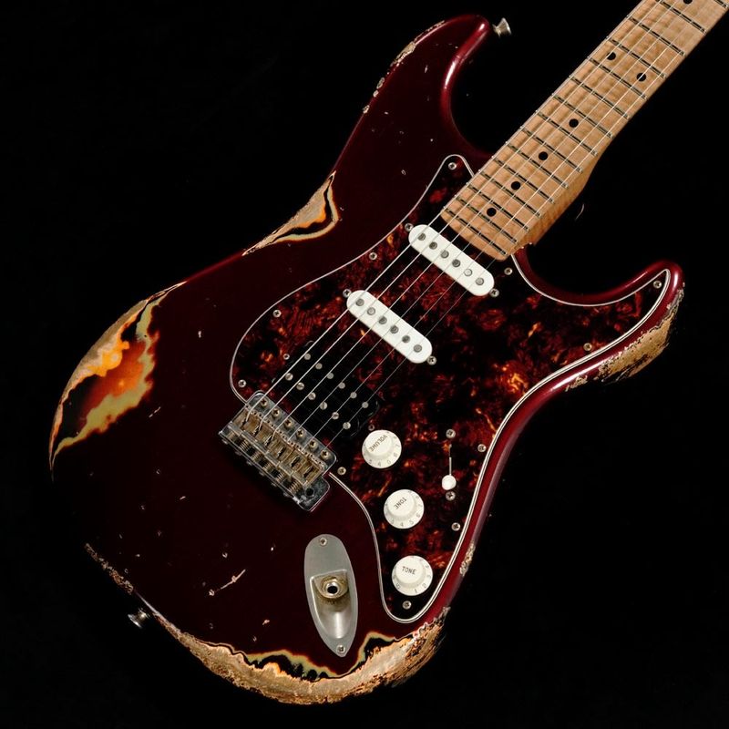 ギター Xotic XSC-2 Dark Candy Apple Red 中古】Xotic / XSC-2 Dark Candy Apple Red Over 3-Tone Sunburst