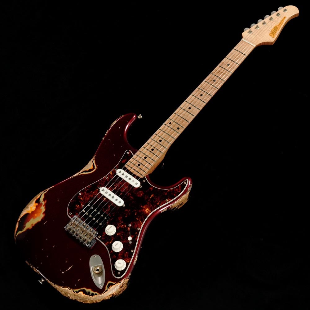 大特価セール　未使用‼️カラフル　レアcolor コンパクトギター❣️ 中古】Xotic / XSC-2 Dark Candy Apple Red Over 3-Tone Sunburst