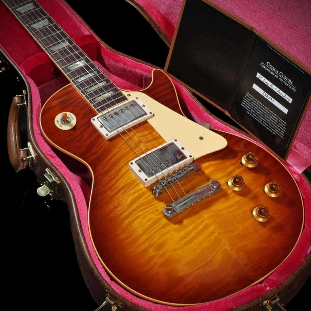 Gibson Custom / 1959 Les Paul Standard Reissue Faded Cherry Tea Burst VOS (중량: 3.80kg)