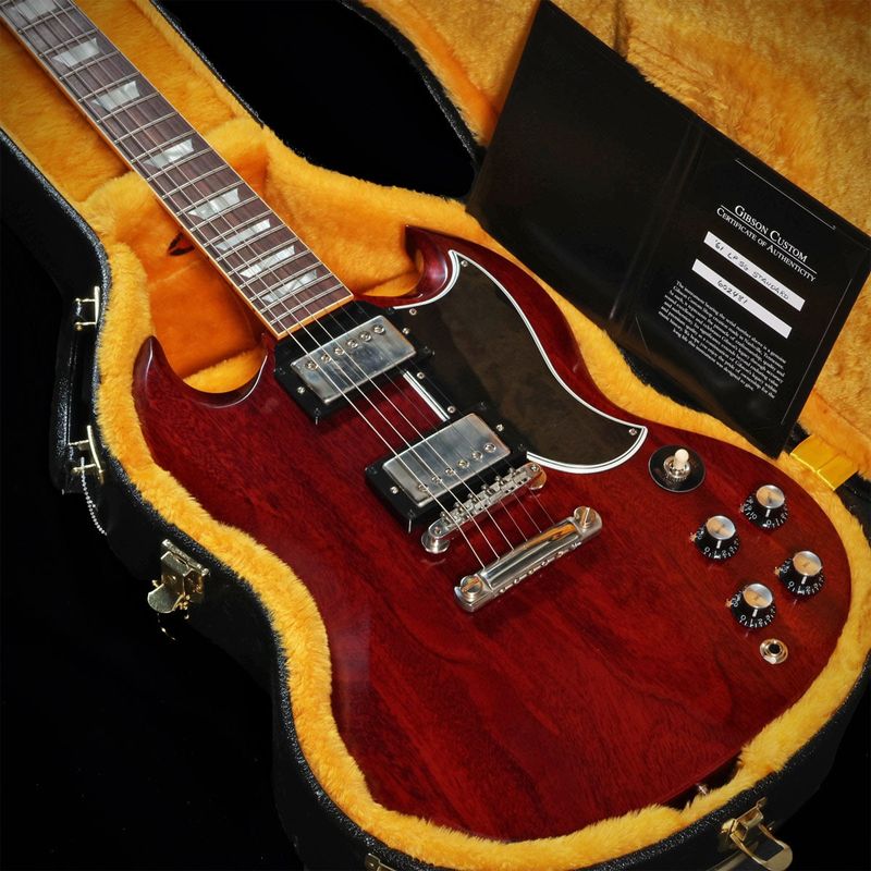 Gibson Custom / 1961 Les Paul SG Standard Reissue Stop-Bar VOS Cherry Red 【重量：3.08kg】【福岡店】