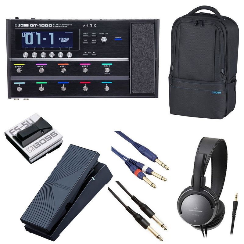 BOSS / GT-1000 [オプションアイテム+BOSS製ユーティリティギグバッグ] FS-5U + EV-1-WL