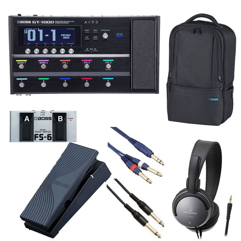 BOSS / GT-1000 [オプションアイテム+BOSS製ユーティリティギグバッグ] FS-6 + EV-1-WL
