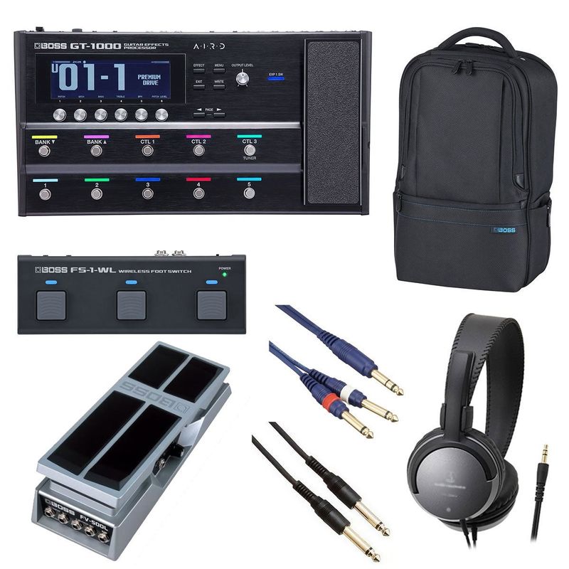 BOSS / GT-1000 [オプションアイテム+BOSS製ユーティリティギグバッグ] FS-1-WL + FV-500L