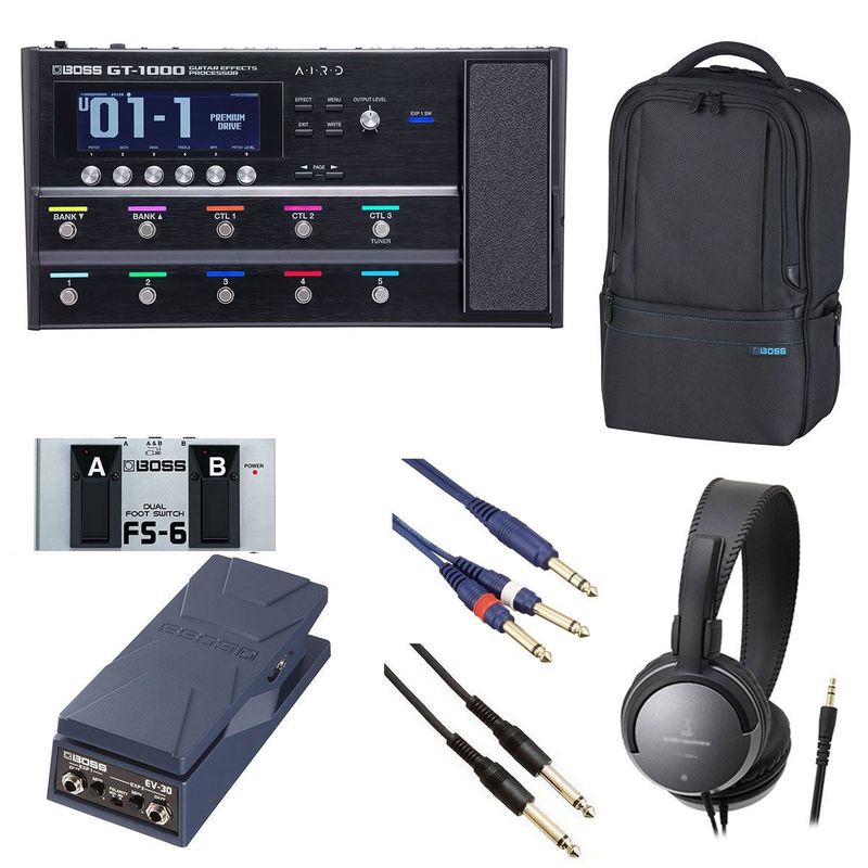 BOSS / GT-1000 [オプションアイテム+BOSS製ユーティリティギグバッグ] FS-6 + EV-30