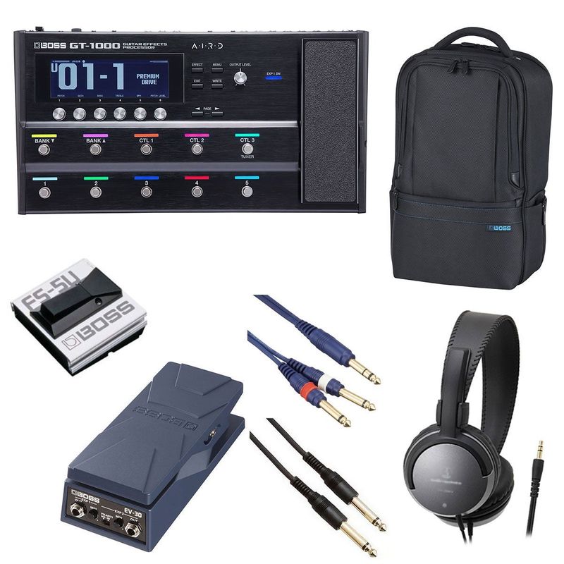 BOSS / GT-1000 [オプションアイテム+BOSS製ユーティリティギグバッグ] FS-5U + EV-30