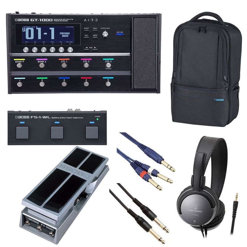 BOSS / GT-1000 [オプションアイテム+BOSS製ユーティリティギグバッグ] FS-1-WL + FV-500H